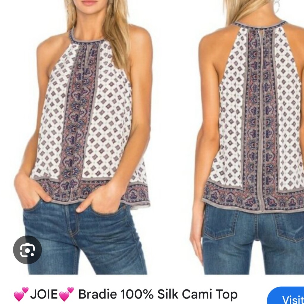 Joie Silk Bradie Halter Blouse
